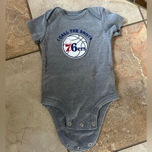 Gray 76ers Kids One Piece